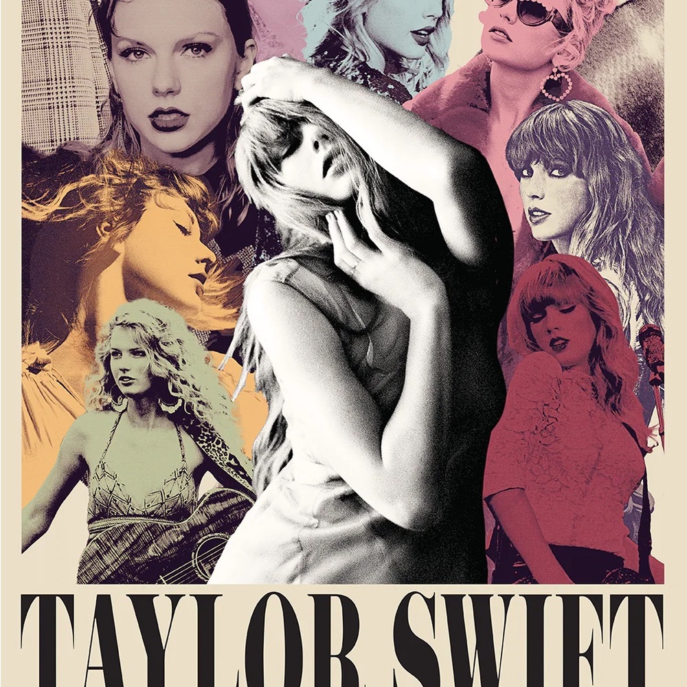 Taylor Swift Collage Poster